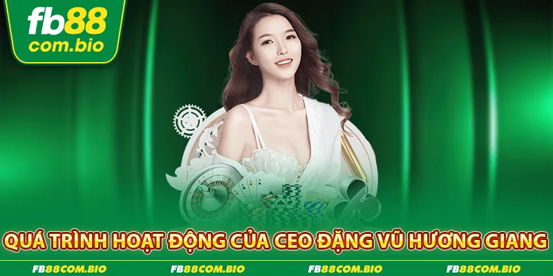 Quá trình hoạt động và công tác của CEO Đặng Vũ Hương Giang