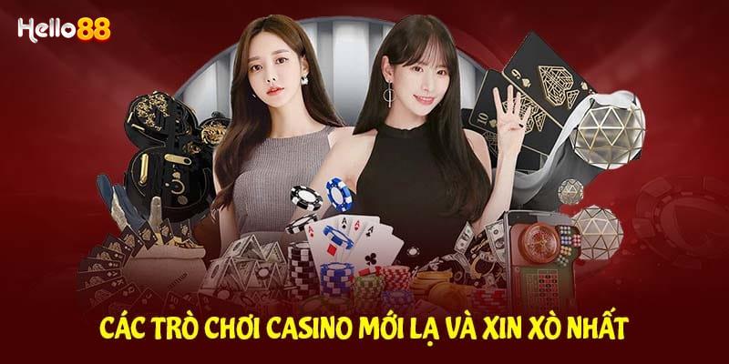 Các tựa game tại Casino Hello88